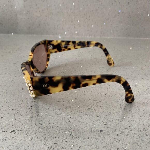 NOUVELLE VAGUE S117 LINDA 52 RARE VINTAGE '80s sunglasses FRAMES ONLY tortoise - Picture 4 of 7